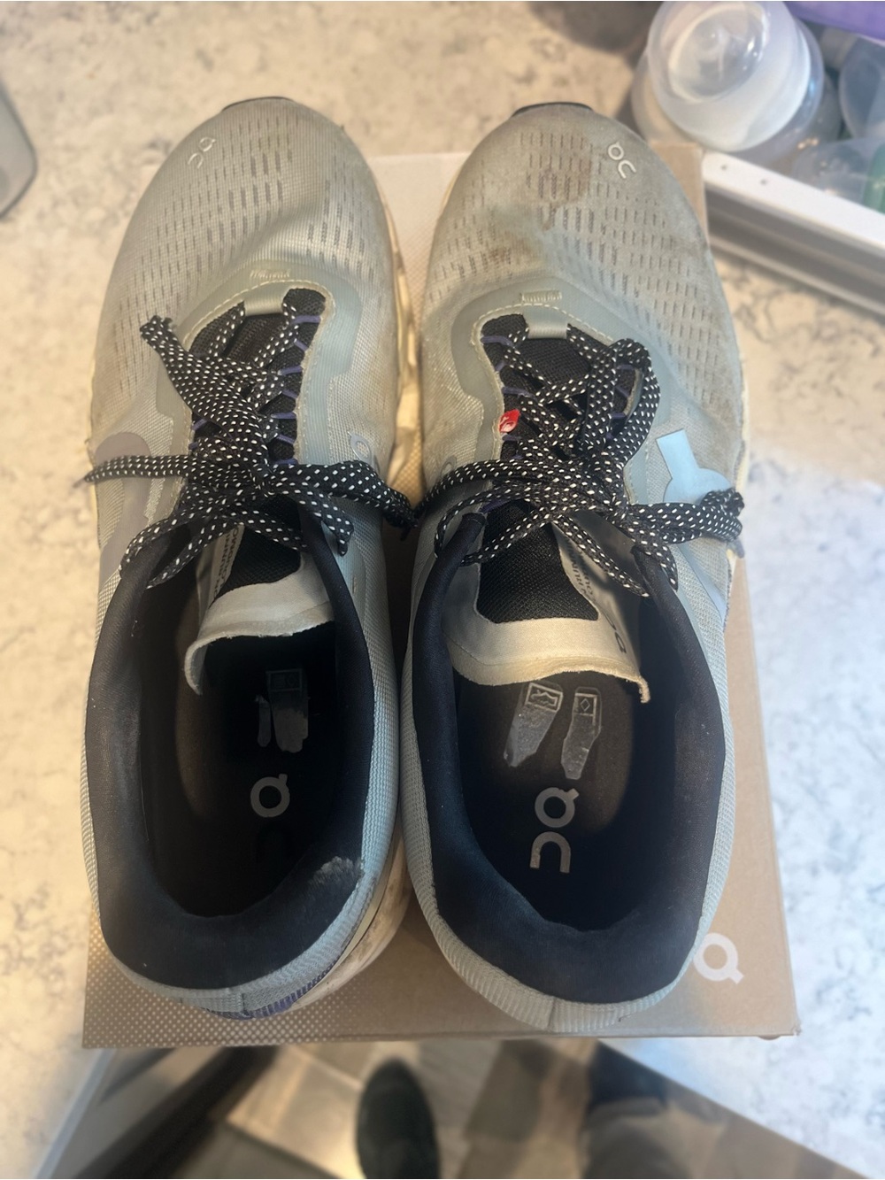 On Running Cloudmonster 2 Running Shoes Size Men’s 10 1/2 Mineral Aloe Color - Picture 8 of 17